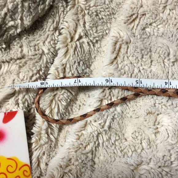 Great handcrafted woven leather bolo - Picture 4 of 5